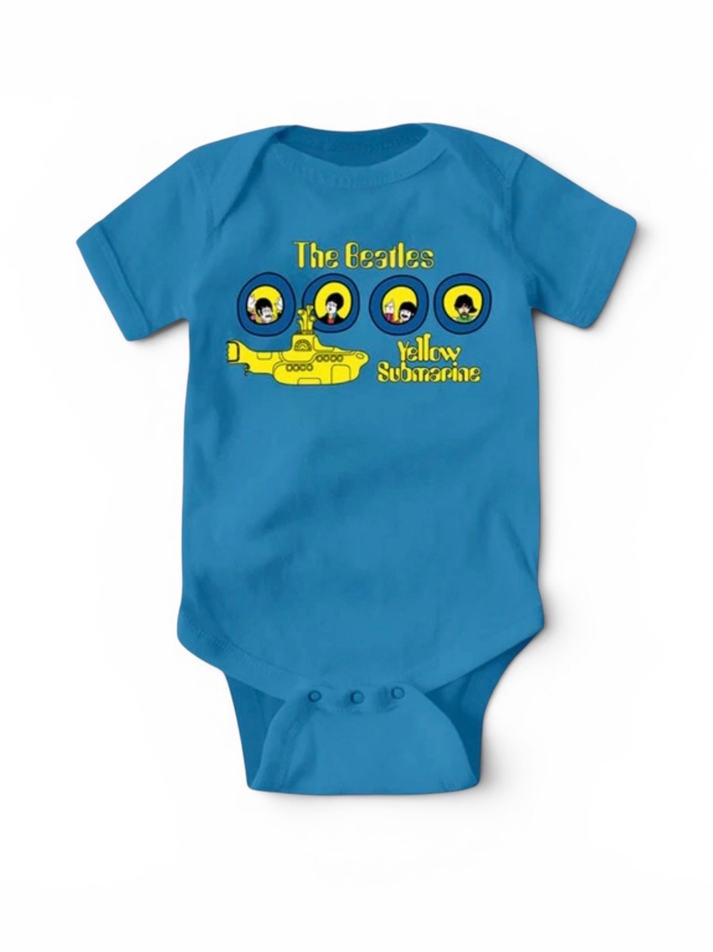 The Beatles Yellow Submarine Baby Onesie Portholes Bodysuit NIP 6-12M 12-18M